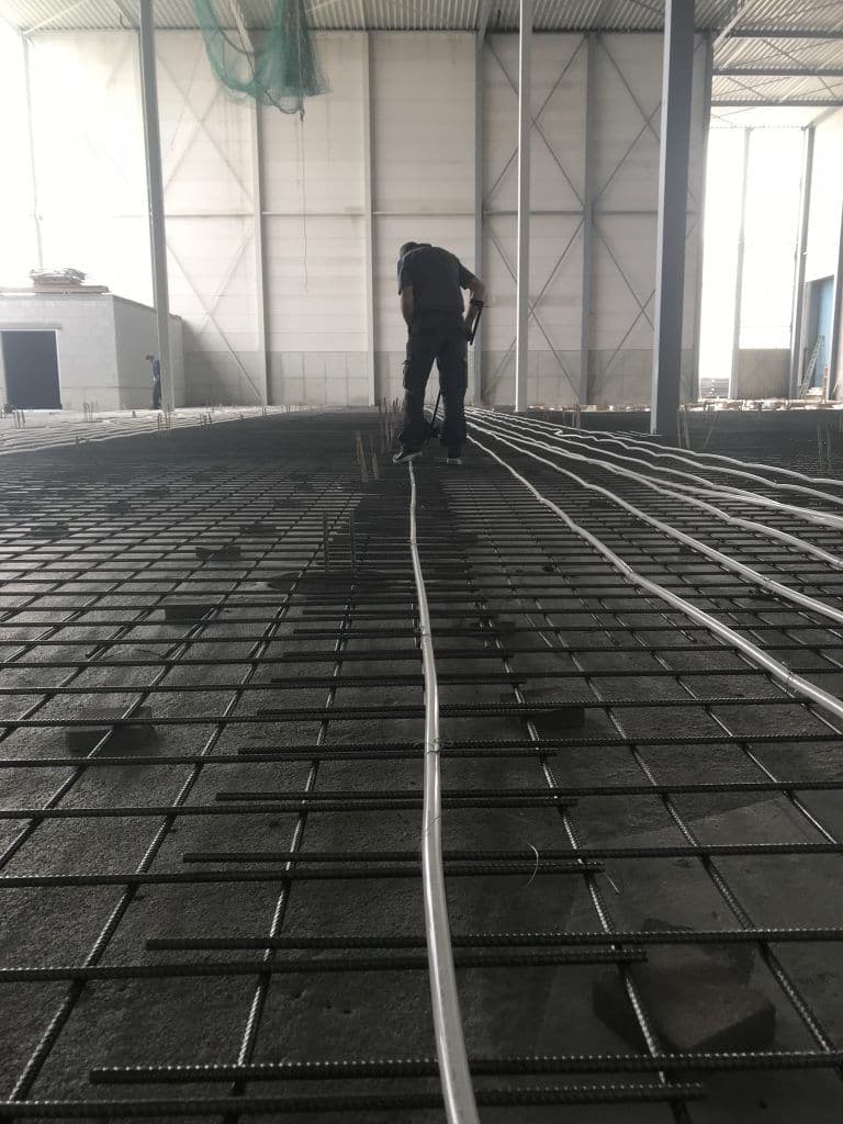 , Bedrijfshallen vloerverwarming, Licher - Installatietechniek